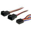 startech 4 pin fan power splitter cable f m 03m photo startech 4 pin fan power splitter cable f m 03m photo