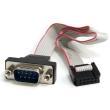 startech 9 pin serial male to 10 pin motherboard header panel mount cable 40cm photo startech 9 pin serial male to 10 pin motherboard header panel mount cable 40cm photo