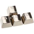 king mod metal keycaps wasd set for led keyboards silver photo king mod metal keycaps wasd set for led keyboards silver photo