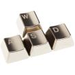 king mod metal keycaps wasd set silver photo king mod metal keycaps wasd set silver photo