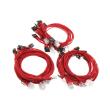 super flower sleeve cable kit red photo super flower sleeve cable kit red photo
