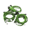 super flower sleeve cable kit black green photo super flower sleeve cable kit black green photo
