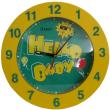 karce wl120 wall clock yellow photo karce wl120 wall clock yellow photo