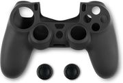 SPARTAN GEAR SPARTAN GEAR - CONTROLLER SILICON SKIN COVER AND THUMB GRIPS (PLAYSTATION 4) BLACK)