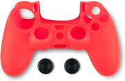 SPARTAN GEAR SPARTAN GEAR - CONTROLLER SILICON SKIN COVER AND THUMB GRIPS (PLAYSTATION 4) RED