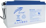 RITAR LEAD AGM DEEP CYCLE BATTERY FOR SOLAR (DC12-65) 12V / 65AH -350 / 167 /182 MM F5/M8 / F11/M6