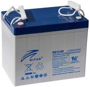 RITAR LEAD GEL BATTERY FOR SOLAR SYSTEMS (DG12-80) 12V / 80AH -260 / 169 /211 MM F15/M6 / F11/M6