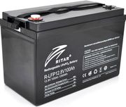RITAR LITHIUM-ION LIFEPO4 BATTERY FOR SOLAR LFP12.8V100AH 12V / 100AH -330/ 172 /214 MM F12/M8