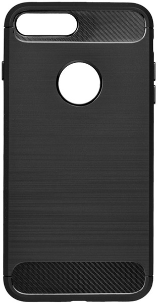 FORCELL CARBON BACK COVER CASE FOR IPHONE SE 2020 BLACK