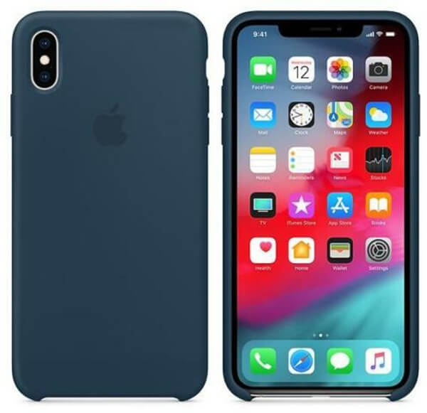 APPLE MUJQ2 IPHONE XS MAX SILICONE CASE PACIFIC GREEN