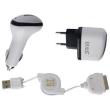 eaxus 43720 charging kit traveller car charger usb retractable cable for iphone ipod photo eaxus 43720 charging kit traveller car charger usb retractable cable for iphone ipod photo