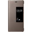 huawei view flip cover for p9 plus brown photo huawei view flip cover for p9 plus brown photo