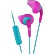 jvc ha enr15 pe gumy sport ear bud with mic remote pink photo jvc ha enr15 pe gumy sport ear bud with mic remote pink photo