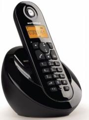 MOTOROLA MOTOROLA C601 SINGLE DIGITAL CORDLESS PHONE BLACK