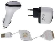 eaxus 43720 charging kit traveller car charger usb retractable cable for iphone ipod photo eaxus 43720 charging kit traveller car charger usb retractable cable for iphone ipod photo