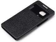 ROCK ROCK FLIP CASE EXCEL PREVIEW FOR HUAWEI HONOR 3 BLACK