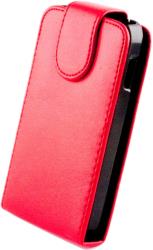 OEM LEATHER CASE FOR HTC ONE RED