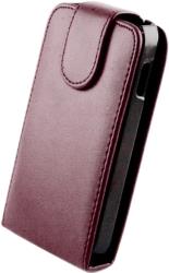OEM LEATHER CASE FOR SONY XPERIA MIRO PURPLE