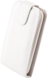 OEM LEATHER CASE FOR SAMSUNG I9500 GALAXY S4 WHITE