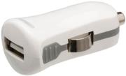 VALUELINE VALUELINE VLMP11950W USB CAR CHARGER USB A FEMALE - 12V 2100MA WHITE UNIVERSAL