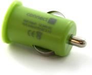 CONNECT IT CONNECT IT CI-587 USB CAR CHARGER 2.1A COLOUR LINE GREEN UNIVERSAL
