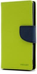 MERCURY MERCURY FANCY DIARY FLIP CASE SAMSUNG G7102 GRAND 2 LIME-NAVY