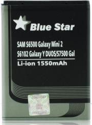BLUE STAR BATTERY FOR SAMSUNG GALAXY MINI 2 S6500/GALAXY YOUNG S6310/GALAXY ACE PLUS S7500 1550MAH