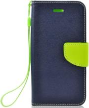 OEM FANCY BOOK CASE FOR SAMSUNG GALAXY J5 2017 NAVY LIME