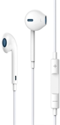 DEVIA DEVIA SMART EARPODS WITH REMOTE AND MIC WHITE