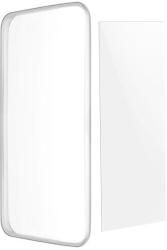 OEM ULTRA SLIM TPU BACK CASE TRANSPARENT + TEMPERED GLASS SET FOR LG K4/K8 2017 2017