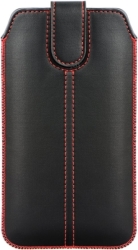 FORCELL POCKET POUCH CASE ULTRA SLIM M4 FOR NOKIA C5/E51/E52/515 NEGRO