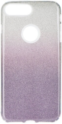 FORCELL SHINING BACK COVER CASE FOR APPLE IPHONE 7 PLUS / 8 PLUS CLEAR/VIOLET