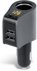 FOREVER FOREVER CSS-04 CAR CHARGER ADAPTER WITH 3 USB PORT