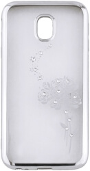 BEEYO BEEYO ROSES BACK COVER CASE FOR HUAWEI P SMART SILVER