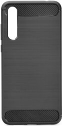 FORCELL CARBON BACK COVER CASE FOR HUAWEI P SMART BLACK