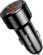 BASEUS BASEUS CAR CHARGER MAGIC PPS QC 3.0+ 2X USB 45W BLACK