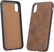 FOREVER FOREVER PRIME LEATHER BACK COVER CASE FOR SAMSUNG GALAXY S9 BROWN