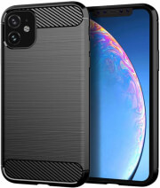 FORCELL CARBON BACK COVER CASE FOR APPLE IPHONE 11 (6,1) BLACK