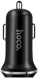 HOCO HOCO CAR CHARGER DOUBLE USB PORT 2.1A Z1 BLACK