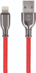 FOREVER FOREVER TORNADO 8-PIN LIGHTNING CABLE FOR IPHONE 1M 3A RED