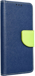 FANCY BOOK FLIP CASE FOR XIAOMI REDMI 9 NAVY/LIME