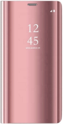 SMART CLEAR VIEW FLIP CASE FOR SAMSUNG S10 PINK