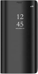 SMART CLEAR VIEW FLIP CASE FOR MOTOROLA MOTO G8 PLUS BLACK