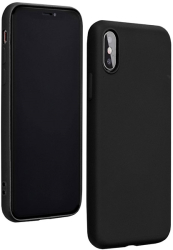 FORCELL SILICONE LITE BACK COVER CASE FOR IPHONE 12 PRO MAX BLACK