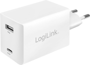 LOGILINK LOGILINK PA0230 USB POWER SOCKET ADAPTER 1X USB-C &amp; 1X USB-A GAN 48W