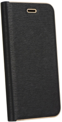 LUNA BOOK FLIP CASE FOR SAMSUNG GALAXY A12 BLACK