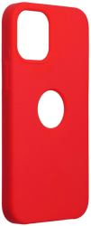 FORCELL FORCELL SILICONE CASE FOR IPHONE 12 MINI RED (WITH HOLE)