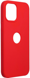 FORCELL FORCELL SILICONE CASE FOR IPHONE 12 PRO MAX RED (WITH HOLE)