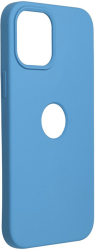 FORCELL FORCELL SILICONE CASE FOR IPHONE 12 PRO MAX DARK BLUE (WITH HOLE)