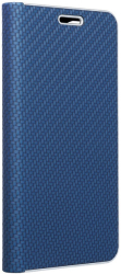 FORCELL LUNA CARBON FLIP CASE FOR XIAOMI REDMI 9C / 9C NFC BLUE